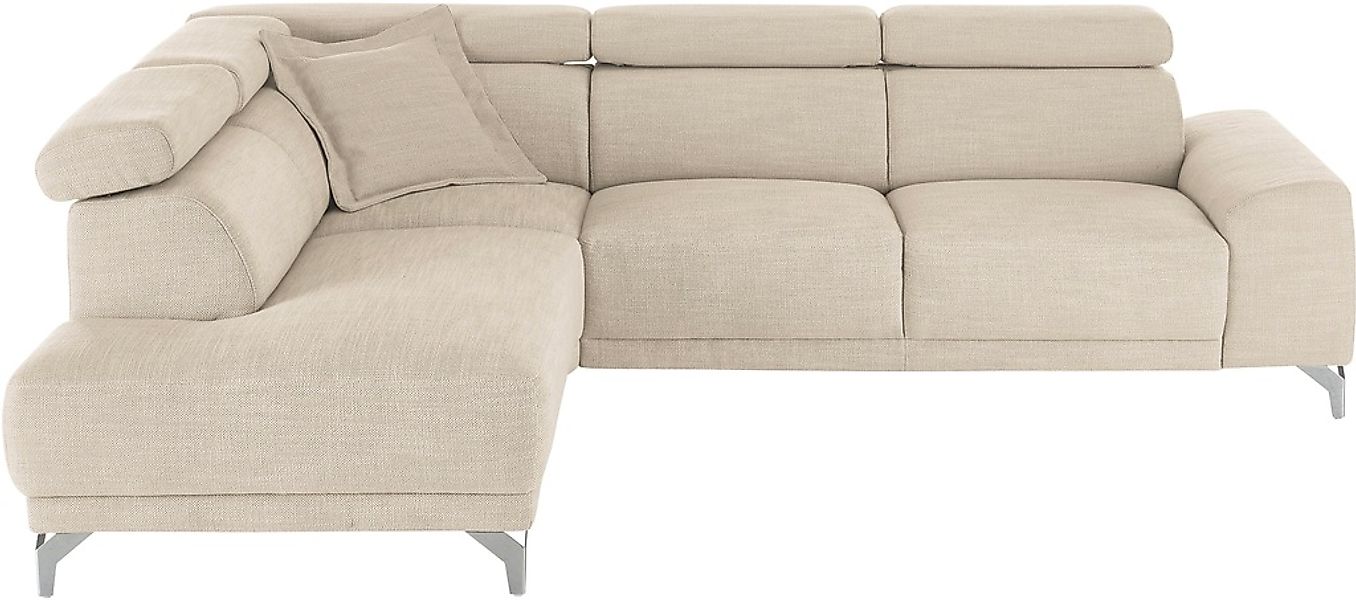 3C Candy Ecksofa »Greve Sofa immer mit manuelle Kopfteilverstellungen, mode günstig online kaufen