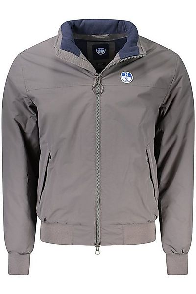 North Sails Outdoorjacke Herrenjacke Grau mit Reißverschluss aus recyceltem günstig online kaufen