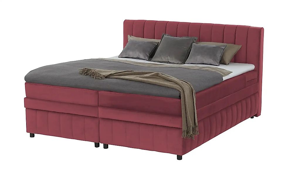Boxbett mit Bettkasten Bruno ¦ rot ¦ Maße (cm): B: 186 H: 106 Betten > Pols günstig online kaufen