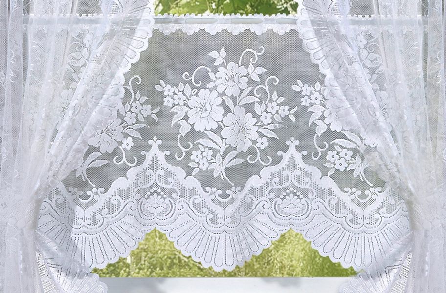 Weckbrodt Scheibengardine "Siena" Stangendurchzug 1 Stk. tlg. Bistro, Jacqu günstig online kaufen