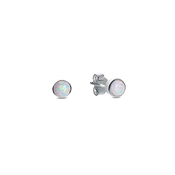 iz-el Paar Ohrstecker Ohrringe Silber Opal günstig online kaufen