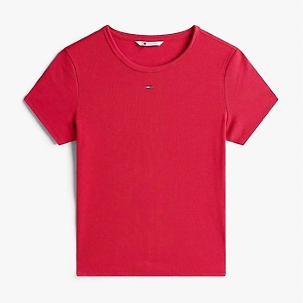 Tommy Jeans  T-Shirts & Poloshirts TJW SLIM ESSENTIAL RIB S günstig online kaufen