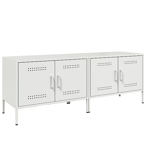 vidaXL TV-Schränke 2 Stk Weiß 68x39x50,5 cm Stahl 842945 günstig online kaufen