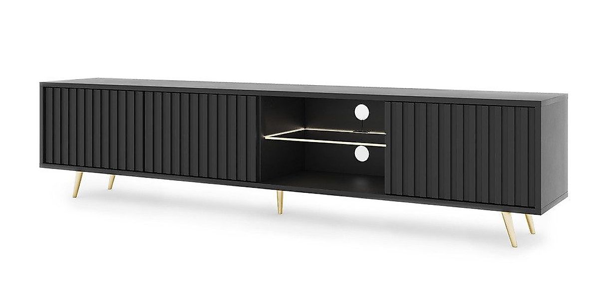 Selsey TV-Schrank BELLO mit goldenen Füßen, günstig online kaufen