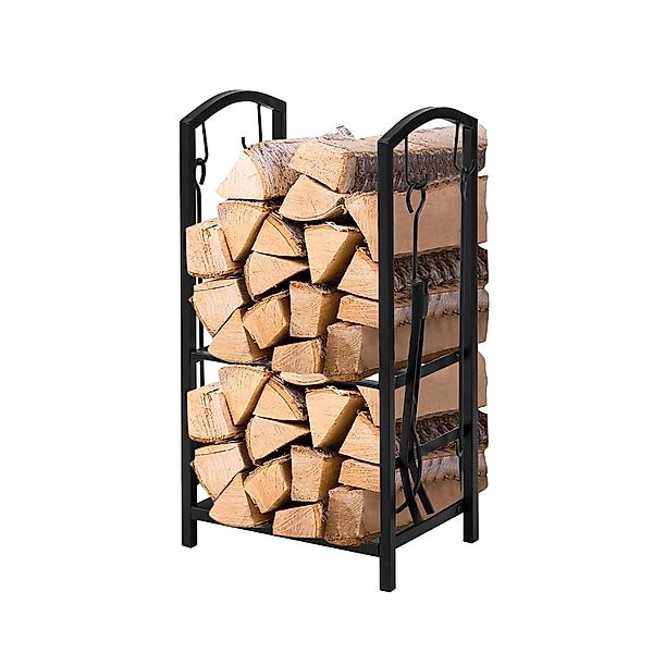 SoBuy Kaminholzregal SDA, BxTxH:46x30x75 cm, Brennholzregal günstig online kaufen