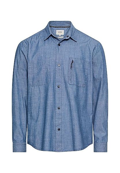 camel active Langarmhemd aus reiner Baumwolle Langarm Kentkragen Kentkragen günstig online kaufen