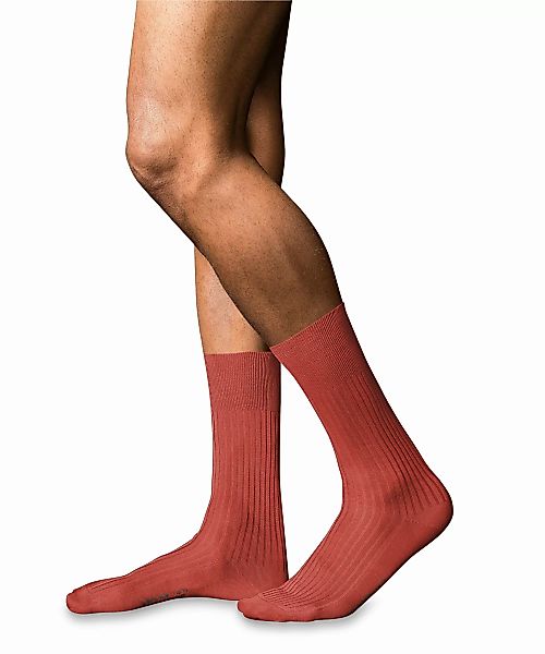 FALKE No. 10 Pure Fil d´Écosse Gentlemen Socken, Herren, 43-44, Orange, Uni günstig online kaufen