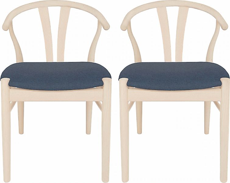 Hammel Furniture Holzstuhl "Findahl by Hammel Frida" (Set) 2 Stk. Stoff Mas günstig online kaufen