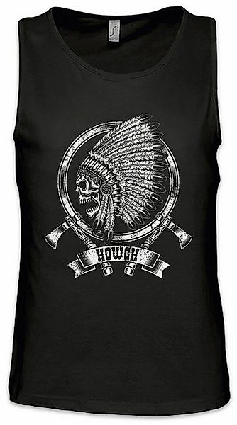 Urban Backwoods Tanktop Dead Indian Skull Chief Ärmelloses T-ShirtFederschm günstig online kaufen