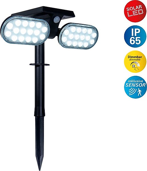 näve LED Solarleuchte "Paco", 1 flammig, Leuchtmittel LED-Modul  LED fest i günstig online kaufen