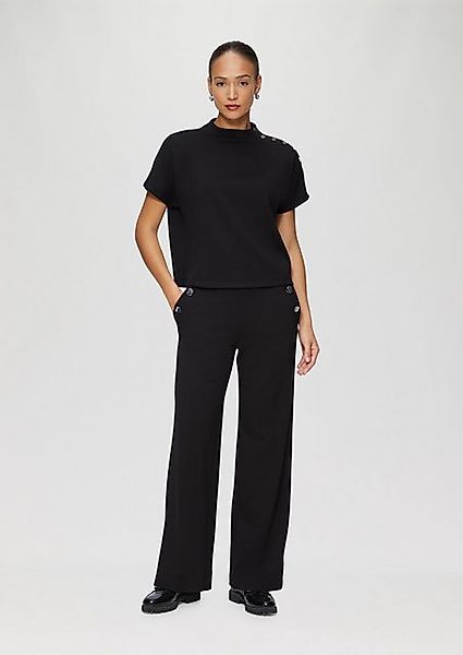 s.Oliver BLACK LABEL Stoffhose Wide-Leg-Hose mit günstig online kaufen