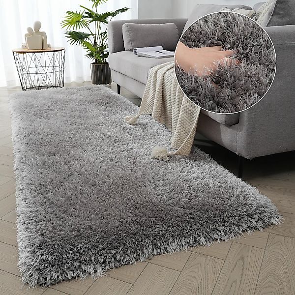 OTTO home Hochflor-Läufer "Micro exclusiv Teppich, sehr hoher Flor, weich d günstig online kaufen