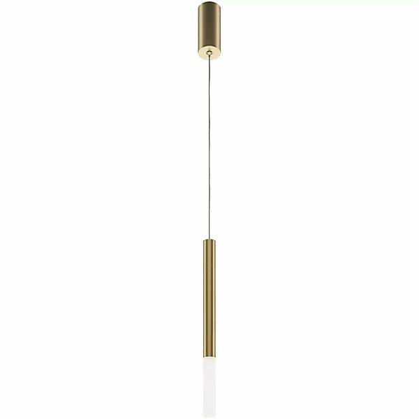 LED Pendelleuchte Pro Shade in Gold und Transparent-satiniert 6W 500lm günstig online kaufen