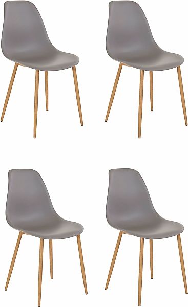INOSIGN Schalenstuhl "Miller" () (2 Stück oder 4 Stück) Sitzschale in Kunst günstig online kaufen