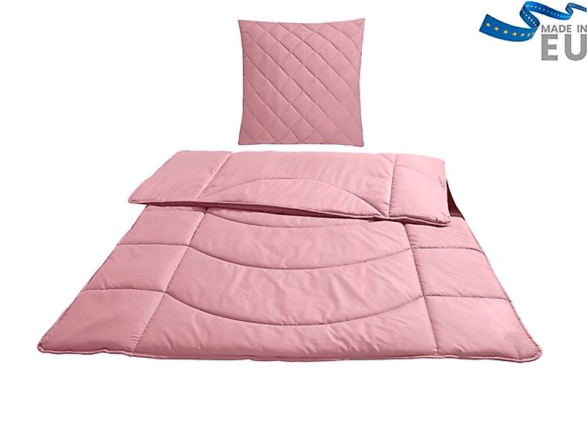 my home Steppbett + Kopfkissen »Microlux, Bettdecke 135x200 cm, 155x220 cm« günstig online kaufen