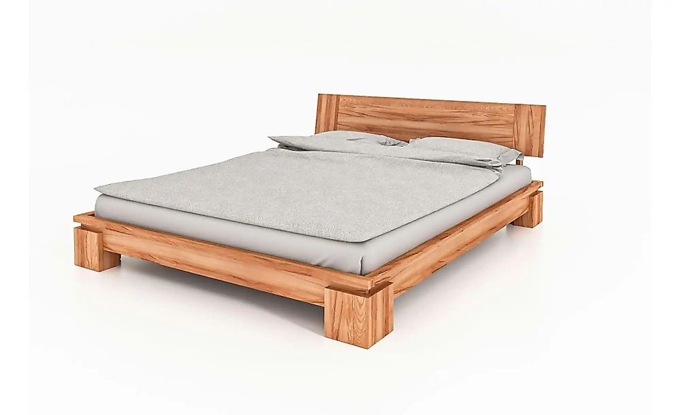 Massivholzbett niedrig Theo ¦ holzfarben ¦ Maße (cm): B: 98 H: 72 Betten > günstig online kaufen