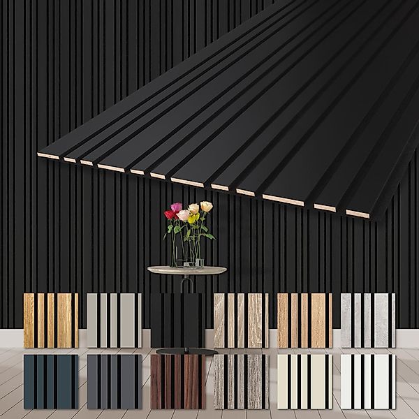 Hexim Wandpaneel, (Akustikpaneele 278x60cm Holz Mila günstig online kaufen