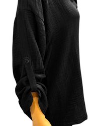 fashionshowcase Kapuzenshirt Kapuzenshirt Leichte Sommer Tunika günstig online kaufen