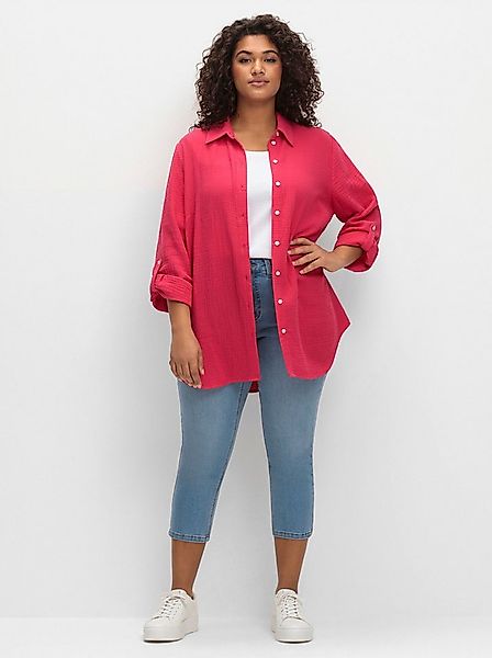 Sheego Klassische Bluse Baumwollbluse . günstig online kaufen