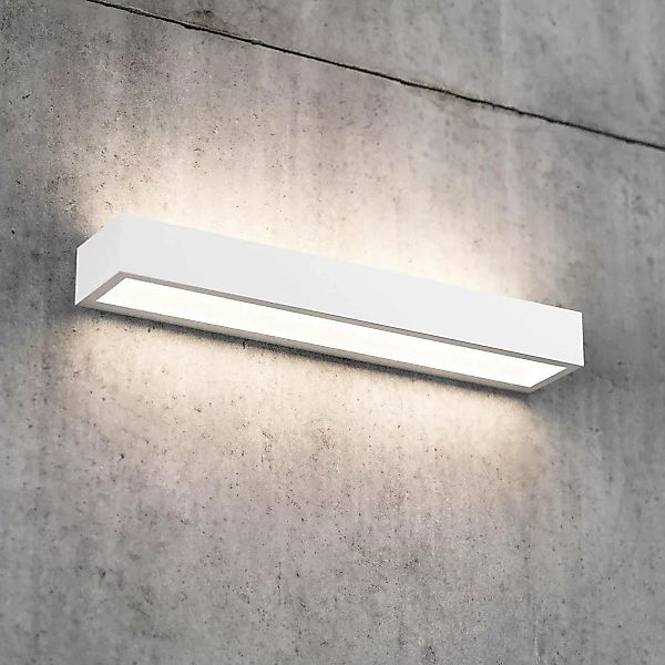 LED-Wandleuchte Mera, Breite 40 cm, weiß, 3.000K günstig online kaufen