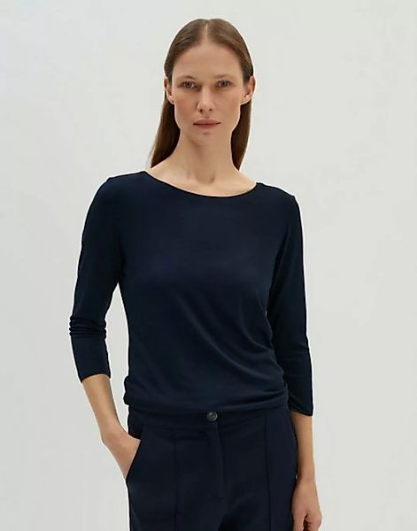 someday 3/4-Arm-Shirt Basicshirt KIROSA Slim aus Ecovero Viskose Mix Jersey günstig online kaufen