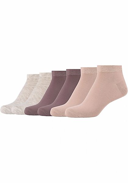 Camano Kurzsocken "silky touch" 6 Stk. tlg. mit hautfreundlichem Gewebe günstig online kaufen