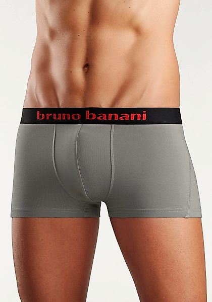 Bruno Banani Hipster, (Packung, 4 St.), knapp sitzende Boxershorts mit Logo günstig online kaufen