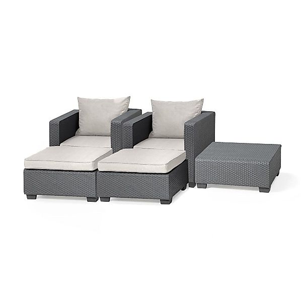 Keter Gartenlounge-Set Salta Gartenmöbel Set mit günstig online kaufen