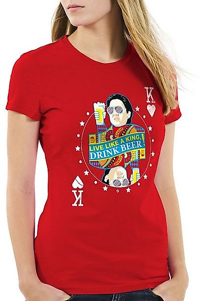 style3 T-Shirt Live like a King drink beer bier hanover las vegas chow casi günstig online kaufen