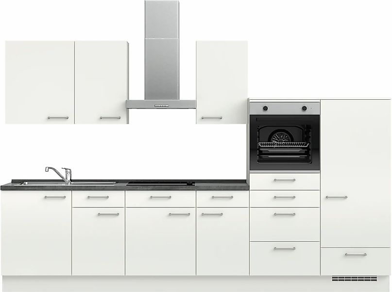 nobilia Küchenzeile ""Laser I", Ausrichtung wählbar, Breite 330 cm" vormont günstig online kaufen