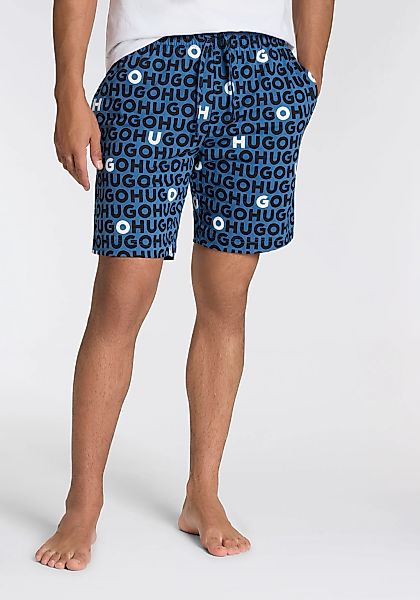 HUGO Schlafshorts TORTUGA Allover Print, Straight, elastischer Bund günstig online kaufen