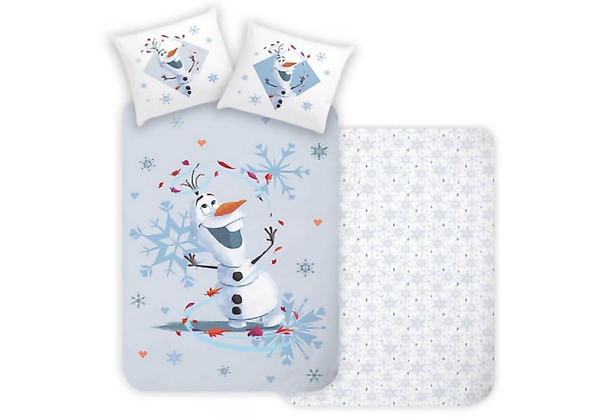 BrandMac Kinderbettwäsche Disney Frozen Eiskönigin Bettwäsche Olaf Anna Els günstig online kaufen