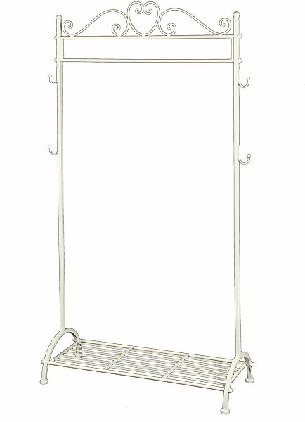 Ambiente Haus Garderobe "Garderobe Stange in Weiß - 162 cm", (1 St.) günstig online kaufen