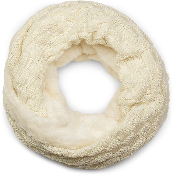 styleBREAKER Strickschal Feinstrick Loop mit Flecht günstig online kaufen