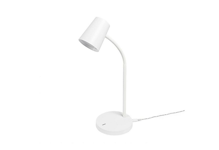 Lindby Schreibtischlampe Ailina, LED, Kunststoff Weiß warmweiß IP20, 1 x 5 günstig online kaufen