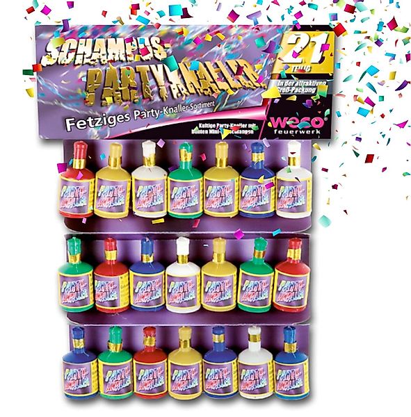 PYROHELD Geburtstagskerze 20x Party Schampus Popper günstig online kaufen