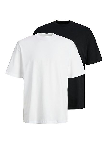 Jack & Jones Rundhalsshirt JJEBRADLEY TEE SS O-NECK 2PK MP NOOS (Packung, 2 günstig online kaufen