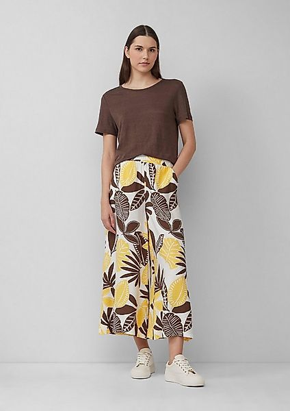 s.Oliver Chinos Hose Strukturierter Hosenrock aus Viskosemix günstig online kaufen