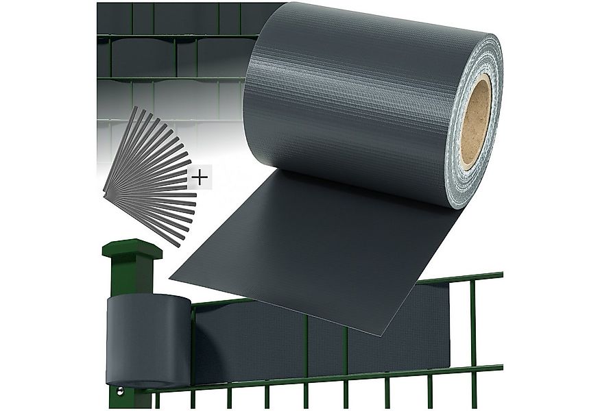 tectake Sichtschutzzug Sichtschutzstreifen, Einzelstab- und Doppelstabmatte günstig online kaufen