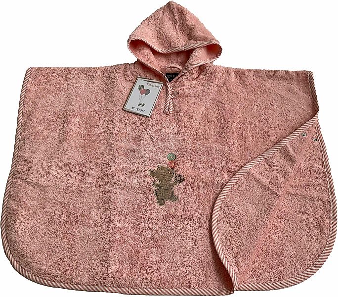 ROSS Badeponcho "KIDSLINE" 1 Stk. 100 % Baumwolle, Kapuze, Stickerei günstig online kaufen