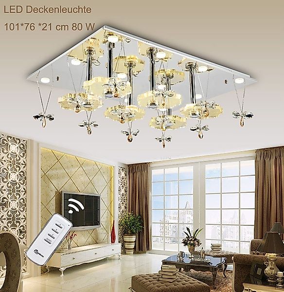 Euroton LED Deckenleuchte LED Kristalleuchten klare günstig online kaufen