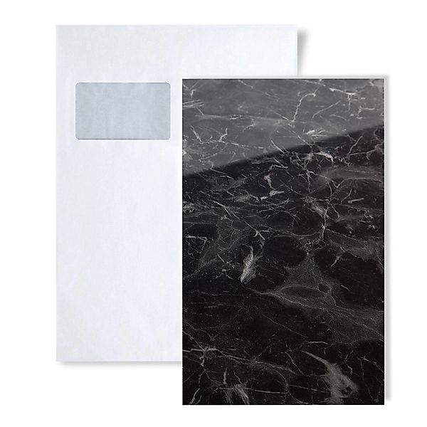 Wallface 1 MUSTERSTÜCK S-19341 DIN A5 Wandpaneel Muster MARBLE BLACK AR+ günstig online kaufen