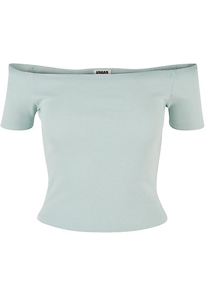 URBAN CLASSICS T-Shirt "Urban Classics Damen Ladies Organic Off Shoulder Ri günstig online kaufen