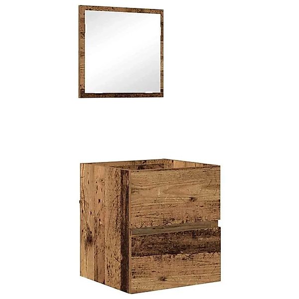 vidaXL Badezimmerschrank Altholz 41 x 38,5 x 45 cm Holzwerkstoff 875700 günstig online kaufen