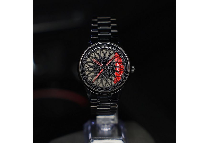 DRIFTELEMENT Quarzuhr Racing Felgenuhr, Dreidimensionales Felgendesign - Sp günstig online kaufen