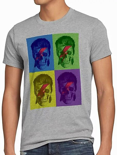 style3 T-Shirt Bowie Skull turntable Aladdin retro pop-art warhol david San günstig online kaufen