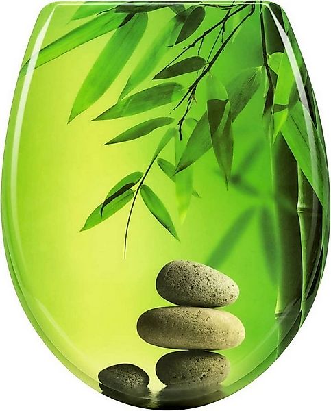 Woltu WC-Sitz (1-St), mit Abesenkautomatik, aus Duroplast, Deco Design günstig online kaufen