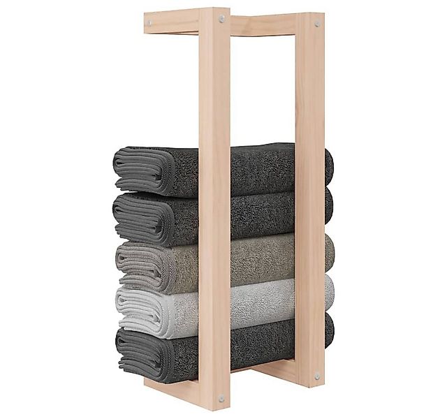 vidaXL Handtuchhalter Handtuchhalter 23x18x60 cm Massivholz Kiefer Badezimm günstig online kaufen