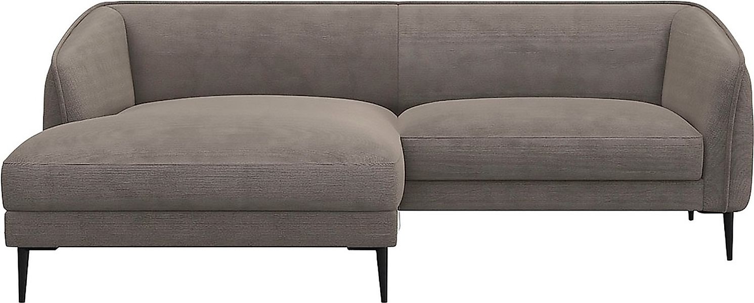FLEXLUX Ecksofa "Belle Designsofa, bequem durch Kaltschaum im Sitz, OTTOs C günstig online kaufen
