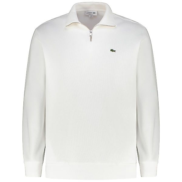 LACOSTE Feinstrick-Sweatshirt aus Biobaumwolle Farbe weiß Größe: 5XL günstig online kaufen